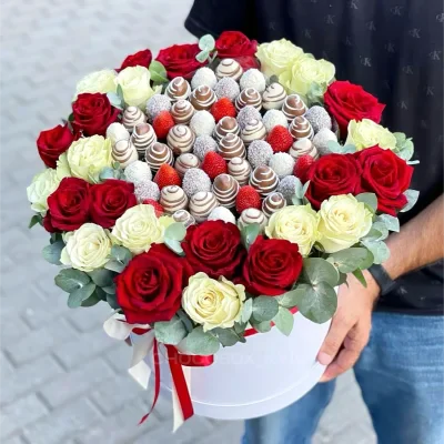 Композиція з полуниці в шоколаді - CHOCOBOX