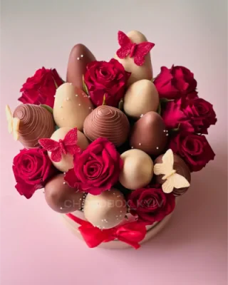 Композиція з полуниці в шоколаді - CHOCOBOX