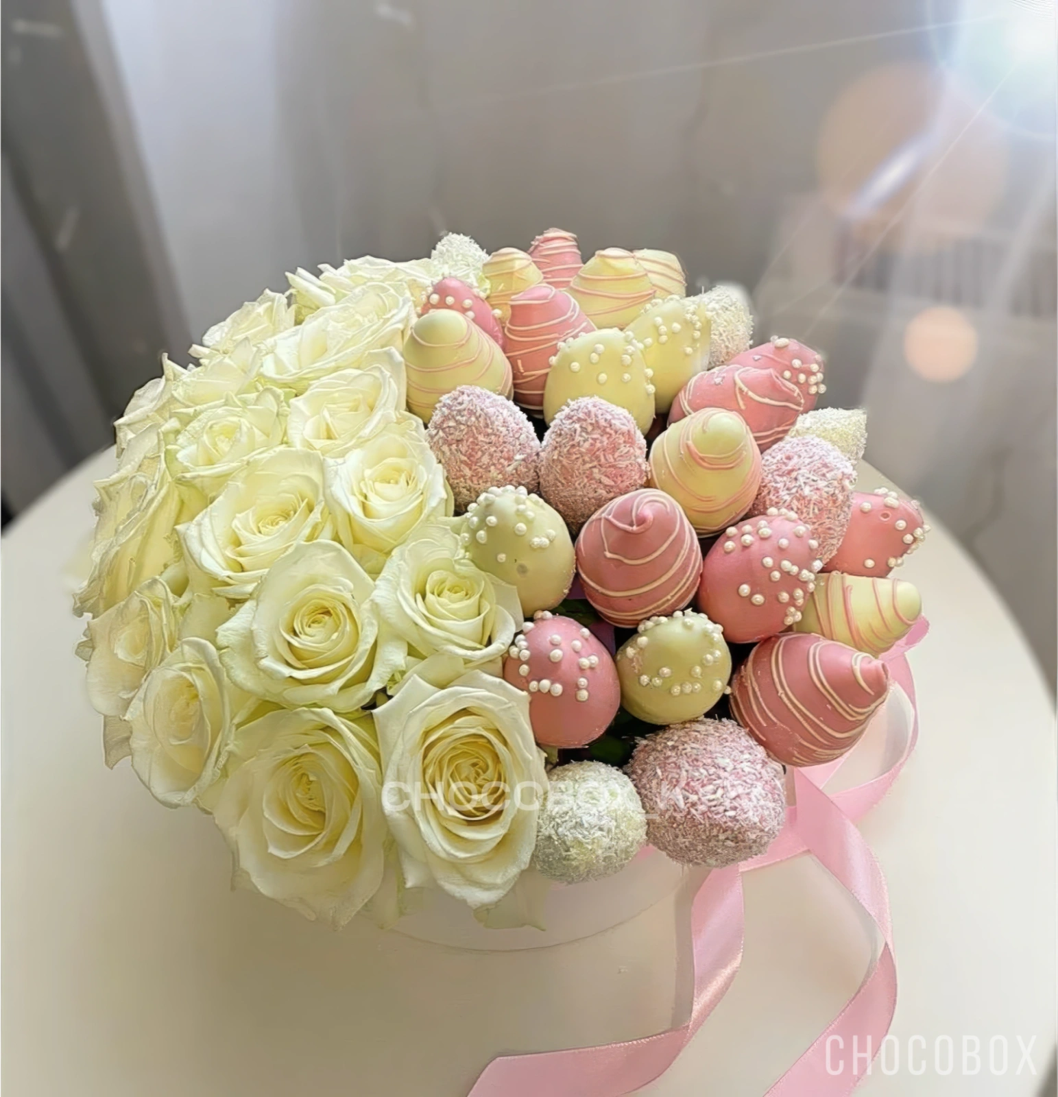 Композиция из клубники в шоколаде - CHOCOBOX