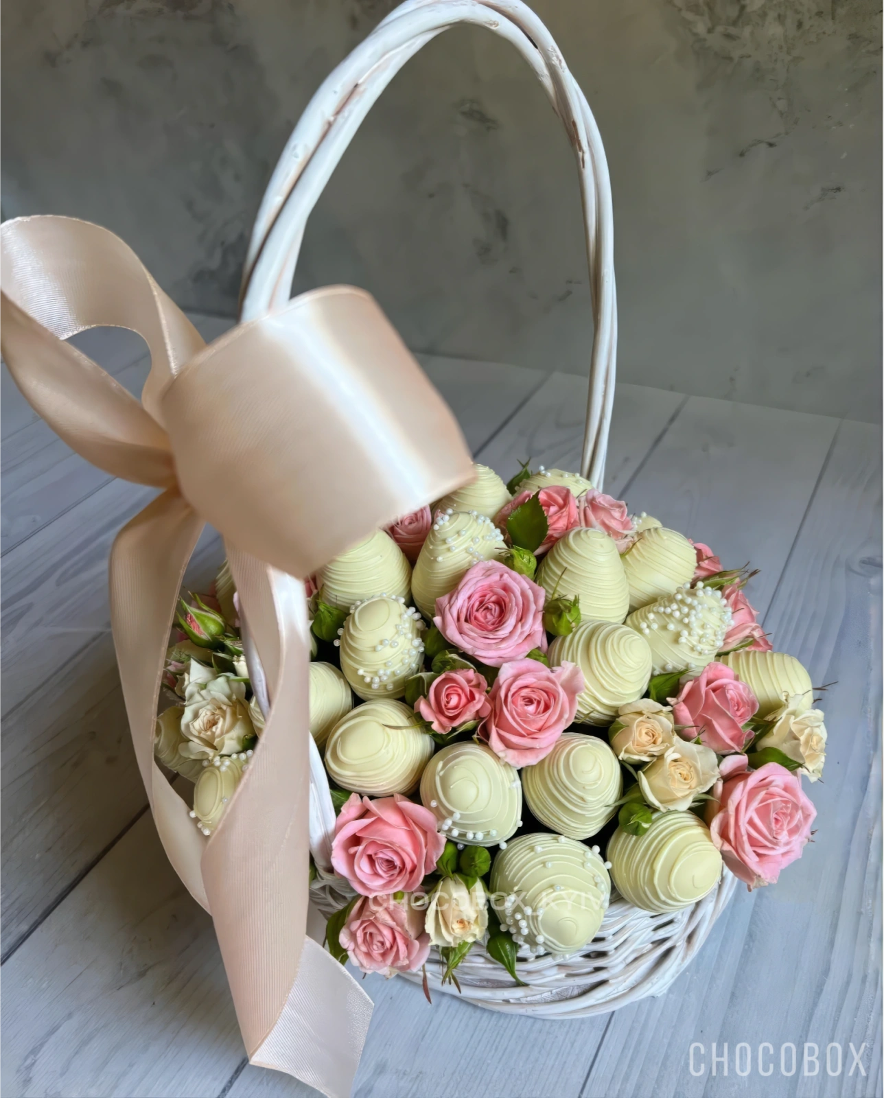 Композиция из клубники в шоколаде - CHOCOBOX
