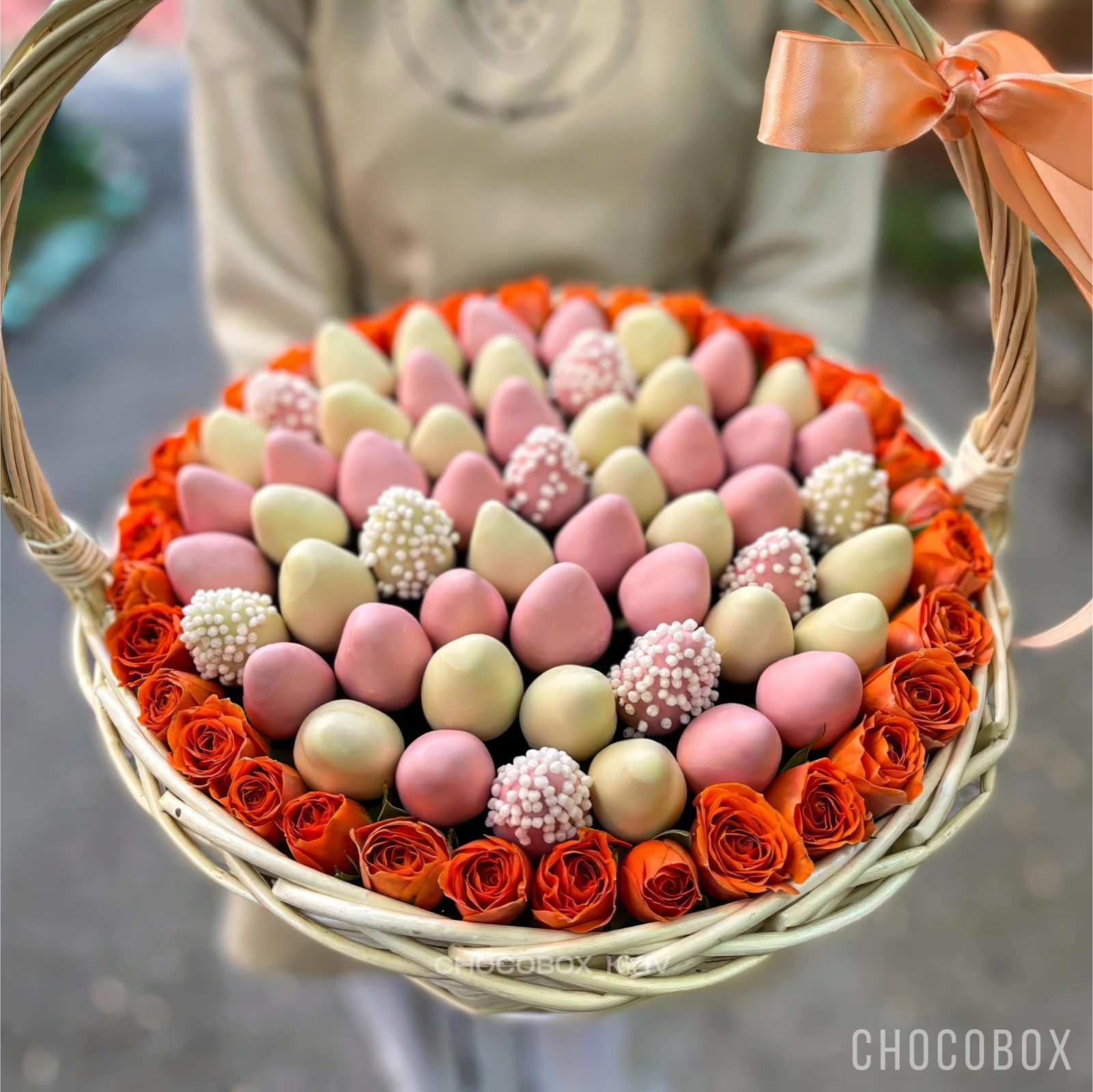 Композиция из клубники в шоколаде - CHOCOBOX