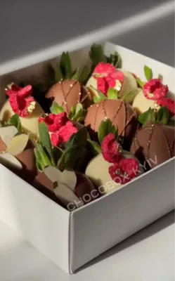 Бокс з полуниці у шоколаді - CHOCOBOX
