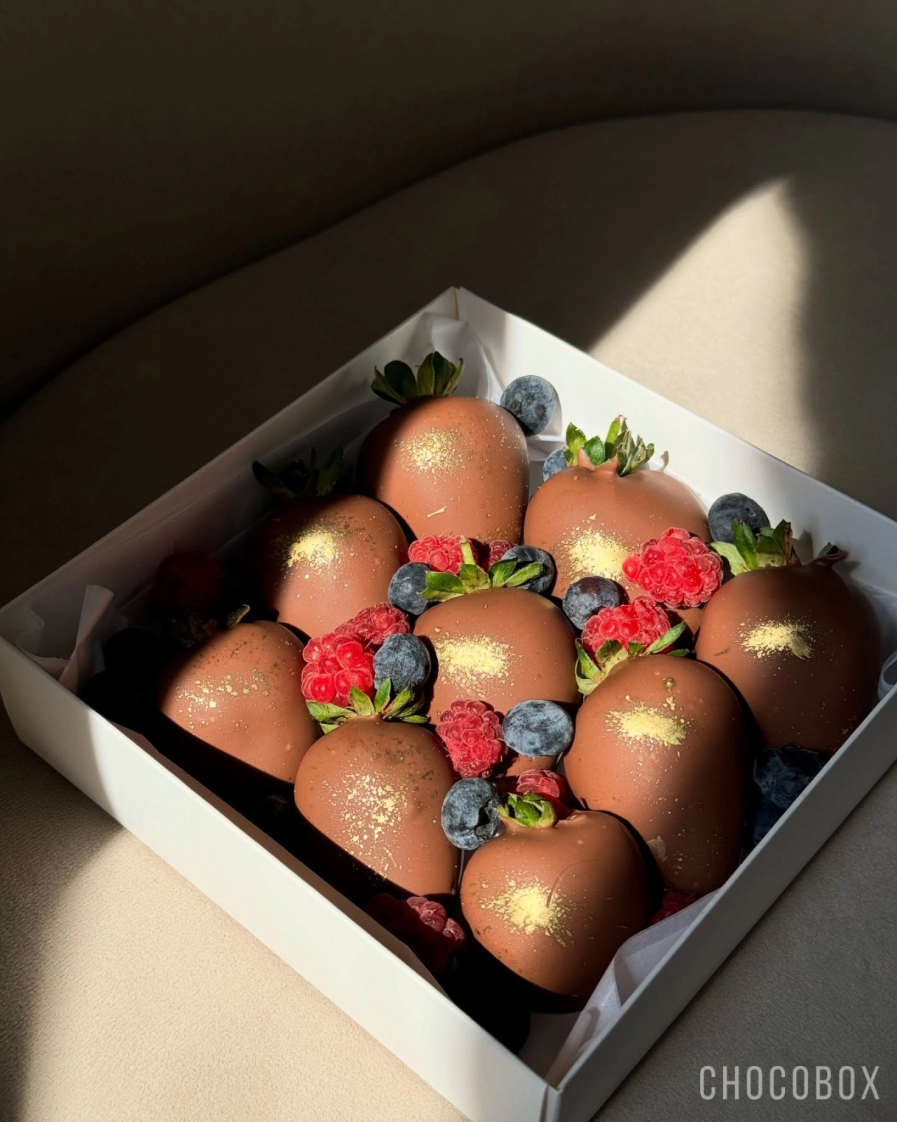 Бокс з полуниці у шоколаді - CHOCOBOX