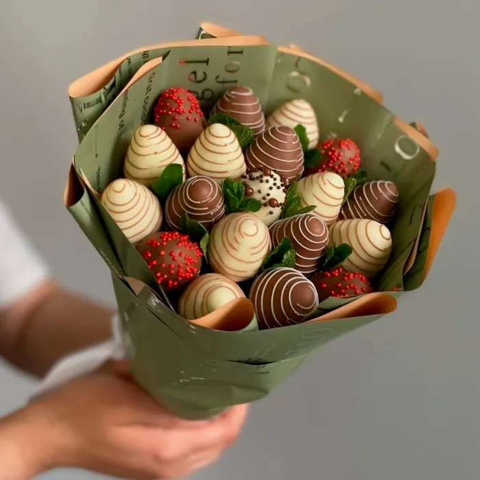 Букет з полуниці у шоколаді - CHOCOBOX