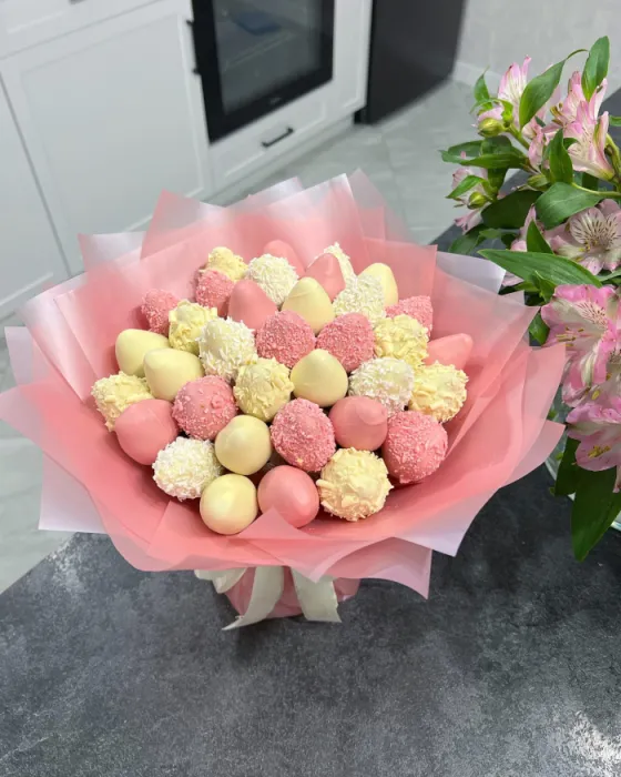 Букет з полуниці у шоколаді - CHOCOBOX