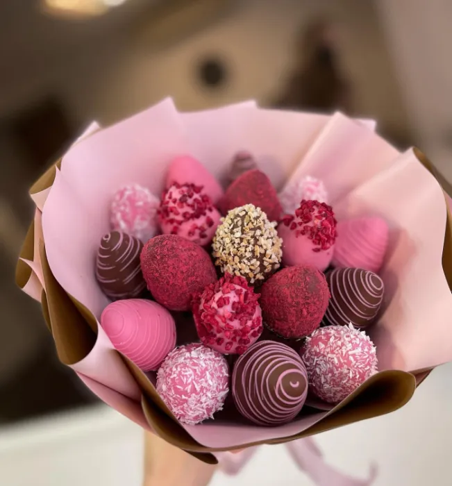 Букет з полуниці у шоколаді - CHOCOBOX