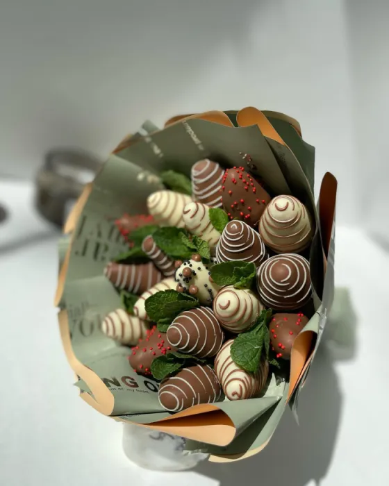 Букет з полуниці у шоколаді - CHOCOBOX