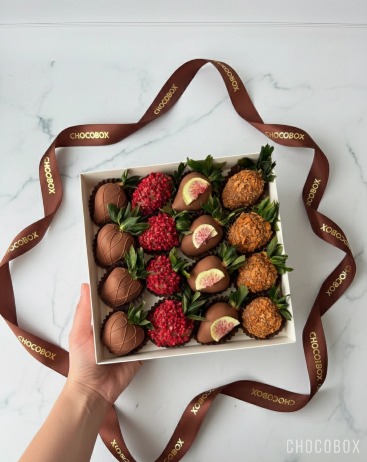 Бокс з полуниці у шоколаді - CHOCOBOX