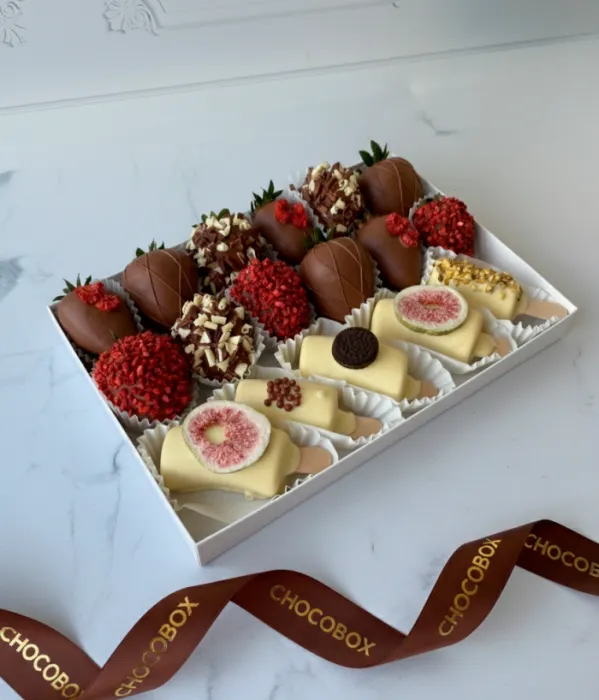 Бокс з полуниці у шоколаді - CHOCOBOX