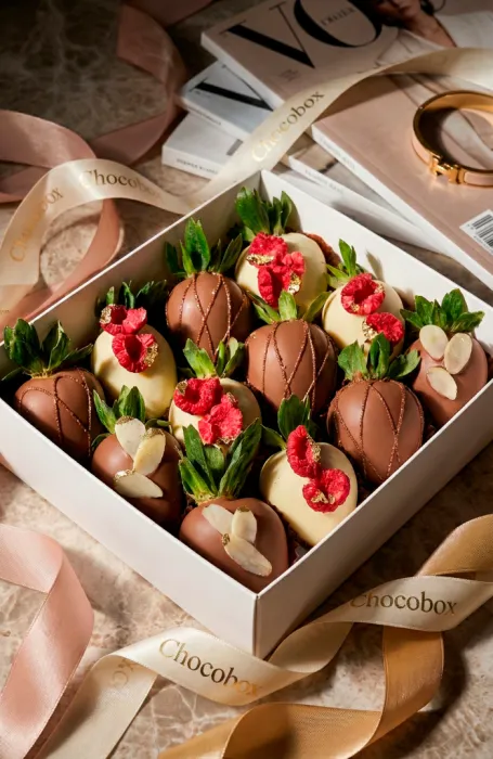 Бокс з полуниці у шоколаді - CHOCOBOX
