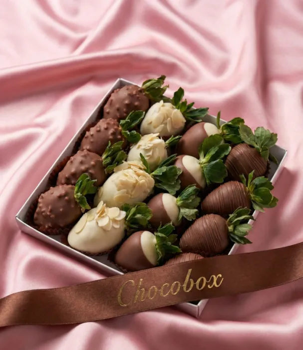 Бокс з полуниці у шоколаді - CHOCOBOX