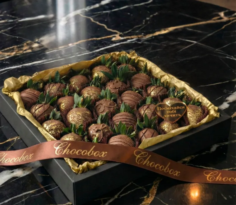 Бокс з полуниці у шоколаді - CHOCOBOX