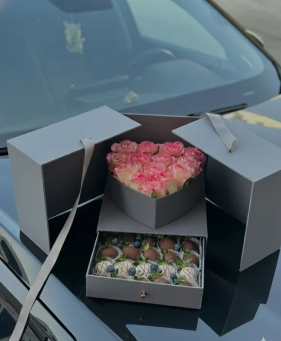 Композиція з полуниці в шоколаді - CHOCOBOX