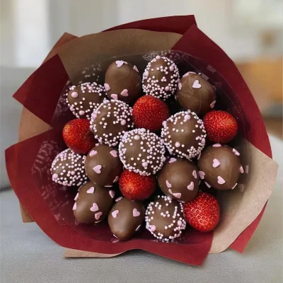 Букет з полуниці у шоколаді - CHOCOBOX