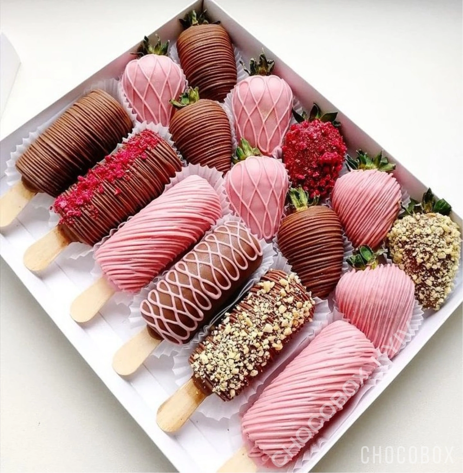 Бокс с бананами в шоколаде - CHOCOBOX