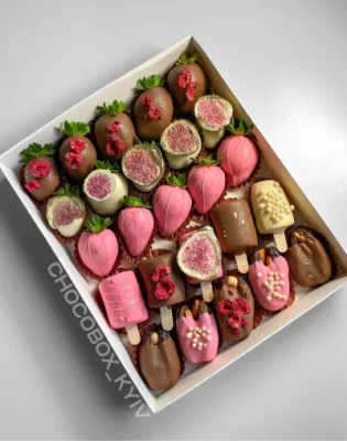 Бокс з бананами в шоколаді - CHOCOBOX