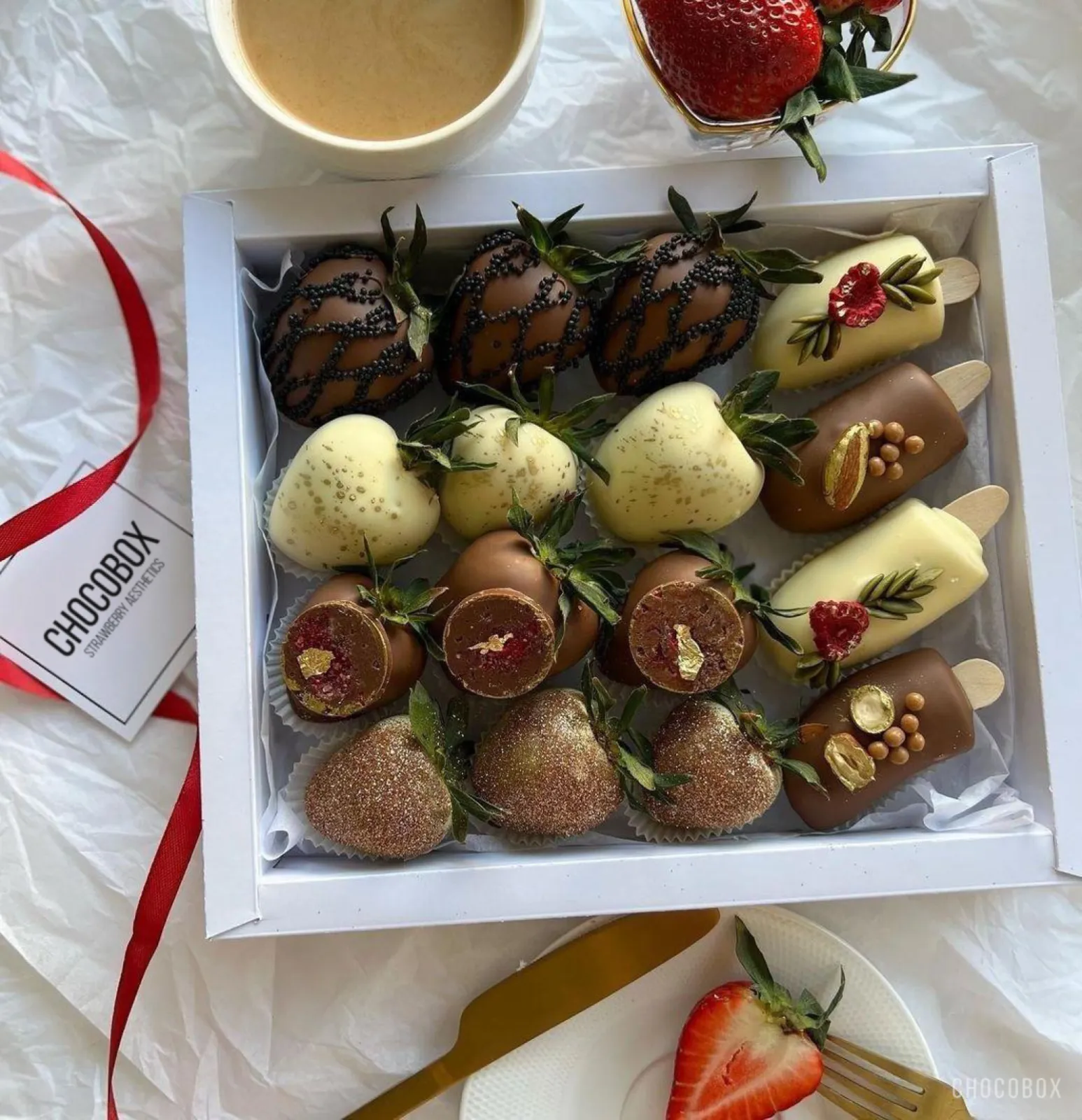 Фото відгуку про полуницю в шоколаді від CHOCOBOX