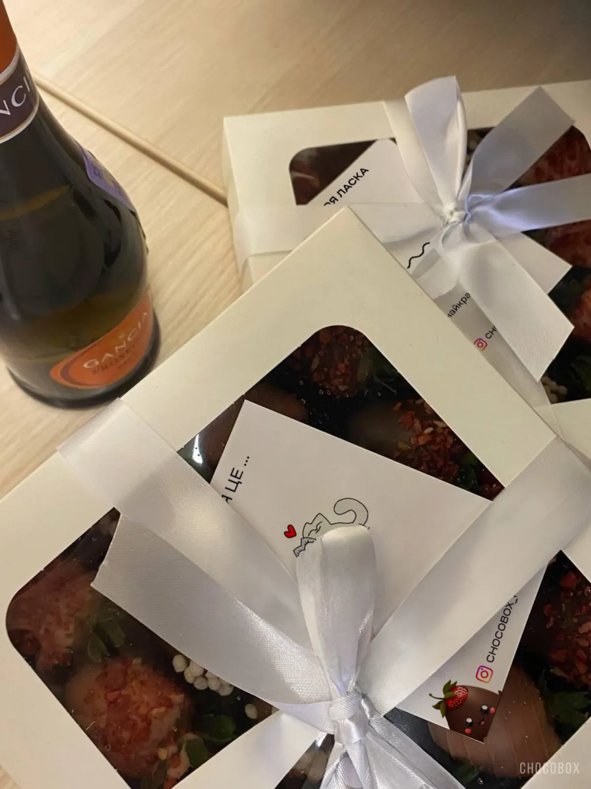 Фото відгуку про полуницю в шоколаді від CHOCOBOX